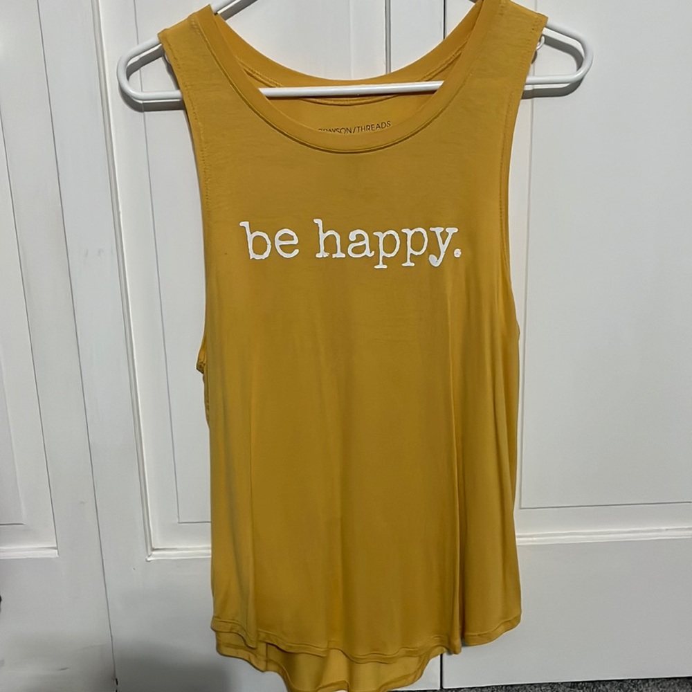 Flowy Yellow Tank Top